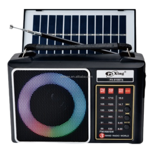 Radio Portátil Solar ELETREE PX-810BTS PX-810 con Linterna de Larga Duración, FM/AM/SW y Altavoz Digital - Product Image 1