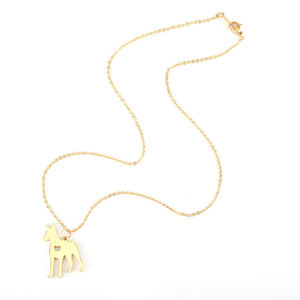 स्टेनलेस स्टील हार बिल्ली कुत्ते पशु शैली लटकन श्रृंखला फैशन हार महिलाओं के गहने खनक Acier Inoxydable टूम के लिए - Product Image 5