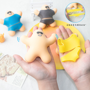 New Hot Sell TPR Soft <b>Squishy</b> Superhero Star Toys Fidget Squeeze Vent Stretchy Muscle Man Mochi <b>Squishy</b> Toy for Kids - Product Image 5