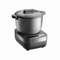 Mélangeur de pâte sur socle électrique automatique Bol mélangeur en acier inoxydable Moteur à courant continu 200W Utilisation constante d'hôtel commercial domestique