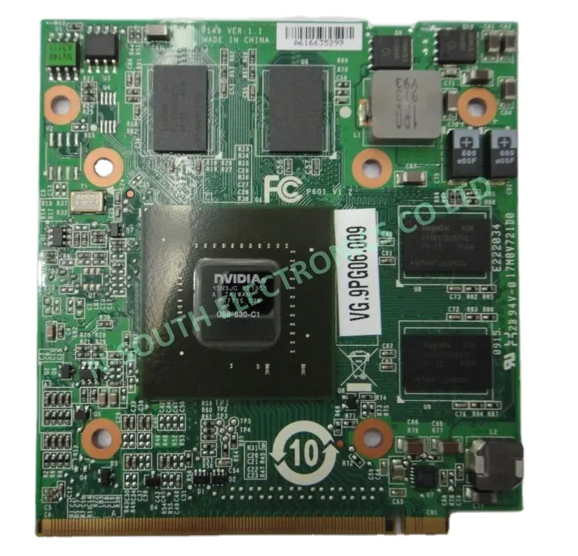 Beste Prijs Laptop Vga Grafische Kaart 9600MGT Voor Nvidia 9600M Gt DDR2 Mxmii 1G