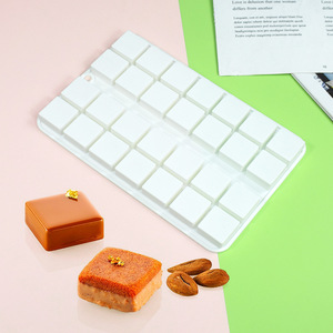 Hình trái tim hình trụ đầy Mousse Khuôn vuông hình bầu dục sô cô la Silicone khuôn bánh điền nướng khuôn - Product Image 5