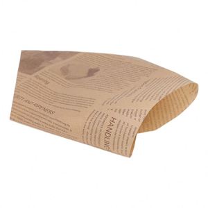 Papel de Embalaje para Comida para Llevar, Papel Desechable para Hornear, Papel Resistente al Aceite de Grado Alimenticio, Papel Marrón Resistente al Aceite para Impresión - Product Image 6