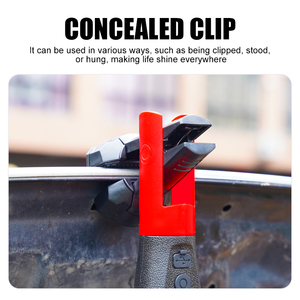 180&deg; Rotatable Magnetic <strong>Work</strong> <strong>Light</strong> with Power Display, Hook and Clamp Outdoor Flashlight, Suitable for Car Repair and Camping - Product Image 6