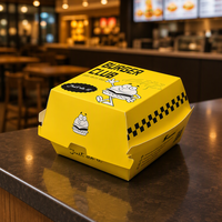 Emballages de sushis pour la restauration rapide, écologiques, en matériaux recyclés, compatibles avec le micro-ondes, boîtes en papier personnalisées pour les plats chauds chinois, la boulangerie, les fritures