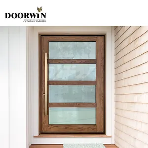 Quality Custom Pivot Entry Door Original Manufacturer For Customized Entrance Door Quality Solid Wood Entrance Door