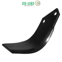 Lame de rotavator pour usage agricole, lame de motoculteur haute dureté, pièces de rechange pour cultivateur agricole
