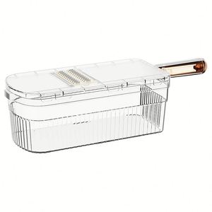 Wholesale Multifunctional Stainless Steel Sustainable <b>Vegetable</b> <b>Cutter</b> Container Easy Clean Home Manual Kitchen Food Chopper - Product Image 5