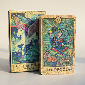 <span class=keywords><strong>Cartas</strong></span> <span class=keywords><strong>de</strong></span> oráculo personalizadas grandes <span class=keywords><strong>de</strong></span> Gypsi Angelic, nuevas barajas <span class=keywords><strong>de</strong></span> Tarot para principiantes impresas en papel - Product Image 2