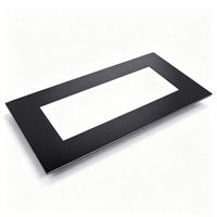 Verre trempé pour porte de four à micro-ondes imprimé par sérigraphie avec revêtement résistant à la chaleur pour taille personnalisée, usine OEM