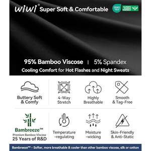 Pantalones de Pijama de Viscosa de Bambú Suaves para Mujer al por Mayor, Cómodos Pantalones de Estar por Casa con Bolsillos, Tallas S-XXL - Product Image 5