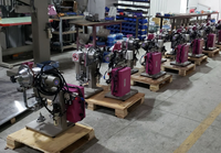 Machine à poinçonner les œillets manuelle ALLRAISE à pression automatique, moteur 1/4HP, 80 fois/min, 220V, pour chaussures, ceintures, sacs à main, vêtements