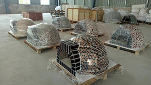 <span class=keywords><strong>Four</strong></span> à Pizza Commercial Rotatif 500 Degrés, Grand <span class=keywords><strong>Four</strong></span> à <span class=keywords><strong>Bois</strong></span> Pizzeria Napolitaine Extérieur en Terre Cuite - Product Image 4