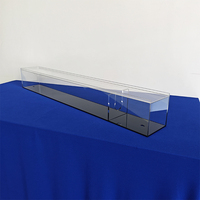 Vitrine murale horizontale en acrylique pour batte de baseball, présentoir mural en lucite