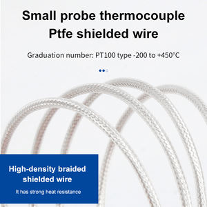 مستشعر درجة الحرارة YHKJ؛ مزدوج حراري مقاوم للحرارة <span class=keywords><strong>WZP</strong></span>-<span class=keywords><strong>PT100</strong></span> نوع مسبار استشعار درجة الحرارة مقاوم للماء وعالي الحرارة - Product Image 4