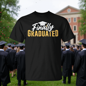 Camiseta de Graduación con Frases Inspiradoras para Ceremonias de Graduación - Product Image 1