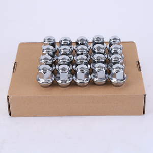 Set di 20 Dadi per Ruote Auto Cromati M12x1.5mm 46708 in Acciaio Legato per Ford Ka Kuga Mondeo <span class=keywords><strong>Puma</strong></span> Ranger 2011-2015 - Product Image 2