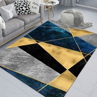 Maschinenwaschbare Faltbare Polyester Vintage Türkische 3D-Bedruckte Flauschige Maßgefertigte Rutschfeste Teppiche für Schlafzimmer Wohnzimmer Heim-Dekoration