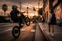 Meilleures ventes - Moto électrique tout-terrain QF200R - 3000W - Vélo électrique haute puissance - 60V - Vélo électrique tout-terrain à batterie lithium-ion