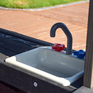 Maisonnette de jeu en cèdre durable pour enfants de 3 à 10 ans, style campagnard, pour jeux de maison de poupée, adaptée à l'âge, en bois - Product Image 3