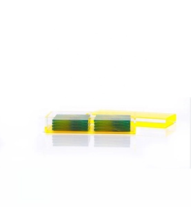 Caja de Almacenamiento Contemporánea DIDUO DDX-1036 de Acrílico <span class=keywords><strong>Amarillo</strong></span> Personalizada - Product Image 6