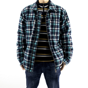 Camicia <span class=keywords><strong>Giacca</strong></span> <span class=keywords><strong>in</strong></span> <span class=keywords><strong>Flanella</strong></span> Sherpa Vintage di Alta Qualità per <span class=keywords><strong>Uomo</strong></span>, Taglia Grande, Plaid, Foderata e Pesante - Product Image 4
