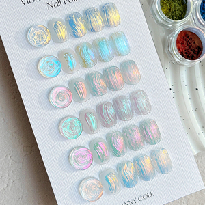 El más nuevo Clear 3D Wave Liner <span class=keywords><strong>Gel</strong></span> Nail Painting Sticky Diamond Modeling <span class=keywords><strong>Gel</strong></span> ODM/OEM Free Private Brand Custom <span class=keywords><strong>Gel</strong></span> Polish - Product Image 2
