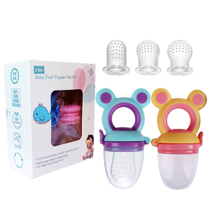 BPA Free Baby <strong>Fruit</strong> Feeder Set Squeeze Feeding Infant Food Dispensing With Baby <strong>Dummy</strong> Pacifier - Product Image 3