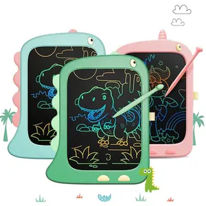 2023新设计恐龙卡通高亮多彩游戏儿童数码绘图板液晶写字板儿童写字板