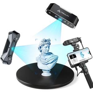 Plataforma Giratoria Manual de Metal Creality de 7.87 Pulgadas para Escáner 3D, Color Negro - Product Image 5