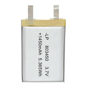 Sıcak satış 803450 ı ı ı ı ı ı ı ı ı ı ı ı ı ı ı ı ı ı ı ı polimer pil 3.7 v 1450 mah için dijital araç - Product Image 1