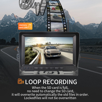 Système de surveillance OEM pour caméra de recul de camion, DVR 7 pouces, moniteur de voiture motorisé, 4 caméras AHD pour camions/bus/véhicules