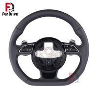 Volant en cuir modifié pour Audi S6 C7 C7.5 S7 A4 B8.5