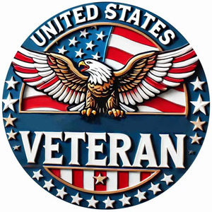 Insegna in Legno per il 4 Luglio, Decorazione Patriottica con Bandiera Americana e Fuochi d'Artificio, Appendiporta Rosso Bianco e Blu per la Festa dell'Indipendenza - Product Image 5