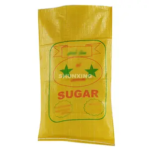 Pp imballaggio del sacchetto di zucchero 50kg pp woven sacks 40kg sacchetto di zucchero zucchero 50kg sacchetto