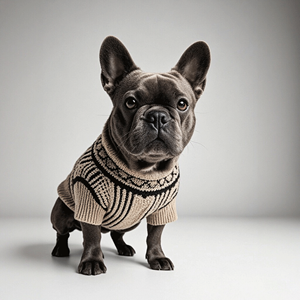 Joymay personalizado al por mayor de lujo de diseño de punto para perros suéter cálido de invierno en XL tamaño lindo Plaid mascota poliéster de punto pulóver - Product Image 3