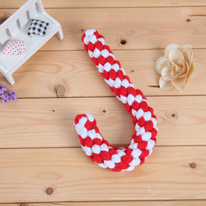 All'ingrosso tre colori natale Cane corda di canna giocattoli - Product Image 2