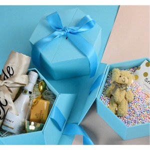 Caja de Regalo de Papel con Forma Especial Personalizada para Flores, Perfumes, Cosméticos y Productos para el Cuidado de la Piel, con Cinta de Seda - Product Image 6