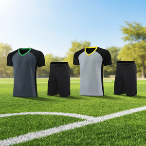 Envío <span class=keywords><strong>Gratis</strong></span> Camisetas de Fútbol Personalizadas Ligeras <span class=keywords><strong>para</strong></span> Adultos Unisex Tallas Grandes 100% Poliéster de Secado Rápido Corte Regular Cuello Redondo - Product Image 1