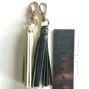 Porte-clés pompon en cuir coloré, pour sac, nouvelle collection 2020
