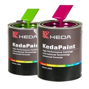 โรงงานผลิตสีรถยนต์ KEDA แบรนด์จีน คุณภาพดีที่สุด สีทึบ/มุก/เมทัลลิก 1K/2K - Product Image 6