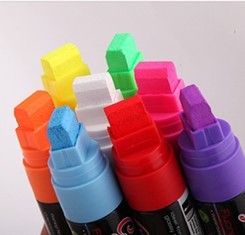Marqueur de fenêtre 15mm <span class=keywords><strong>Craie</strong></span> <span class=keywords><strong>liquide</strong></span> fluorescente/marqueur <span class=keywords><strong>pour</strong></span> panneau de verre (couleur vive facile à essuyer 12 ans fabricant de stylo professionnel - Product Image 6
