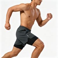 Pantalones Cortos Casuales para Hombre al por Mayor, Cintura Elástica, Bolsillos, Transpirables, para Verano, Aire Libre, Uso Diario, OEM