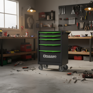 Fasano Tools 5 <b>Drawer</b> Rolling Tool Cabinet With Casters For Garage <b>Workshop</b> Storage - Product Image 3