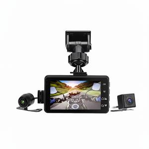 Grabadora para Motocicleta, Cámara para Tablero, Cámara Delantera y Trasera, Grabación de Video en Bucle Dual TWMT80 - Product Image 1