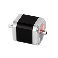 Moteur pas à pas hybride Kaifull NEMA 17 DC 24V 42mm 1.8° 1.3A 53N.cm KST-42D30-ZK-0012 Double arbre de 8mm Filetage M5 à travers CNC