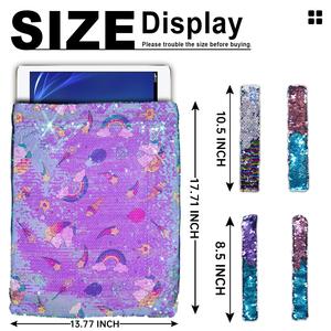 Mermaid Reversible Sequin <strong>Unicorn</strong> Drawstring Backpack Customized Gift Set <strong>Party</strong> <strong>Bag</strong> - Product Image 4