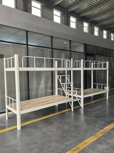 <span class=keywords><strong>Lit</strong></span> superposé en métal robuste pour dortoirs scolaires, niveaux haut et bas, avec escalier - Product Image 6