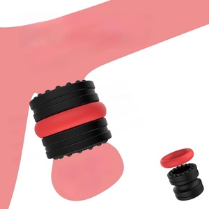 3in1シリコンペニスリング男性用睾丸陰嚢ストレッチャーペニスストレッチャーエンハンサー遅延コックリング男性用大人のおもちゃYY-SJH110 - Product Image 2