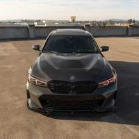 Lèvres de pare-chocs avant en ABS pour la nouvelle BMW Série 3 G20 LCI 2022 2023 2024 2025 2026, style Fang amélioré, accessoires de voiture peints